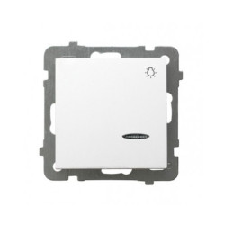 AS biały ŁP-5GS/m Łącznik światło podświetl. OSPEL