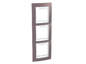 UNICA PLUS Ramka 3 potrójna pionowa róż wrzosowy MGU6.006V.876 SCHNEIDER ELECTRIC