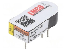 Przetwornica DC/DC 1,5W 12VDC / 0-500VDC 3mA AH05P-12