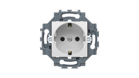 Gniazdo Schuko 2P+E 16A Z Przesłonami Styków, Z Uziemieniem, Zaciski Śrubowe,...