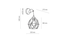 Lampa Sufitowa Tula Złota Z Kryształowymi Elementami, Led 18W 2700-6000K -...