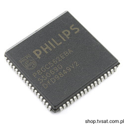 P80C562EBA MCU 8-Bit ADC UART SMD-PLCC68 PHILIPS