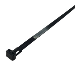Opaska kablowa długość 200mm szerokość 7,6 mm RS PRO Nylon 66 -40 °C → +85 °C.