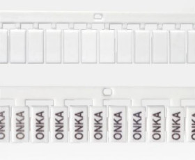 Oznacznik do złączek szynowych OD6 bez nadruku /30szt./ duży, T0-9770-1060202