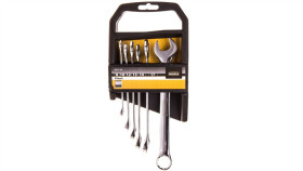 Kpl. Kluczy Płasko Oczk. 6Szt. 8-17Mm, Cr-V,Flash Mn-51-266 /Opak.=4Kpl./