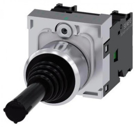 Joystick 2 kierunkowy kompletny poziomo 22mm metal bez samopowrotu 2Z bez blokady dżojstik SIRIUS ACT 3SU1150-7AA88-1NA0