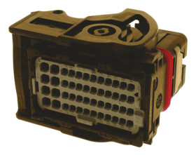 Złącze samochodowe 48-pinowe Molex 4-rzędowe Żeński 6 A, 12 A Montaż na kablu Połączenie zagniatane Gniazdo CMC