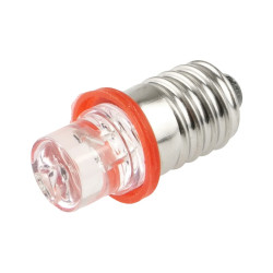 Żarówka LED 3,8V E10 czerwona