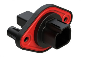 Złącze samochodowe 2-pinowe Amphenol Industrial -rzędowe Żeński 13A AT04 Montaż na panelu Połączenie zagniatane Złącze