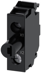 Oprawka blok LED żółty 24V AC-DC montaż w obudowie przył śrubowe SIRIUS ACT 3SU1401-2BB30-1AA0