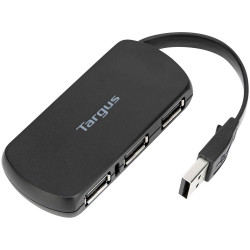 Targus ACH114EU USB 2.0 hub Black USB &amp; Firewire Plugs &amp; Sockets