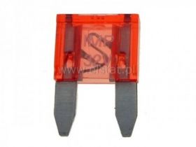 10A bezpiecznik samochodowy MINI, (czerwony)