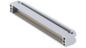 Złącze DIN 41612 64 -pinowe 3 -rzędowe raster: 2.54mm Wtyk A23D-64-M-B-S-2-G