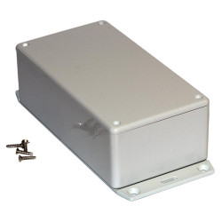 1591DF2SGY Hammond Multipurpose Grey GPABS Enclosure Flanged Base 150 x 80 x 50mm