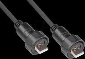 IC04-U202 Connectors - USB 2.0 Type A Double-sided bayonet, IP67