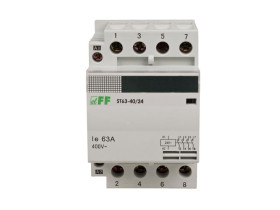 Stycznik modułowy 24V AC 4NO 63A ST63-40-24V F&F FILIPOWSKI