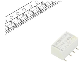 IM26GR Przekaźnik: elektromagnetyczny DPDT Ucewki: 12VDC 2A 2A/30VDC