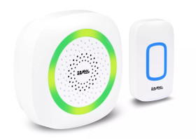 Dzwonek bezprzewodowy bateryjny ST-420W DANCE II biały