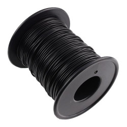 Black 16/0.2mm Stranded Copper Cable 50M