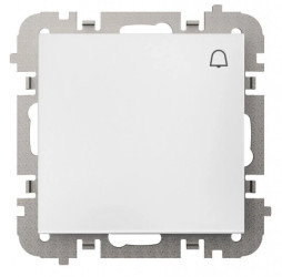 SANTRA łącznik zwierny dzwonek bez ramki podtynkowy biały 4114-10