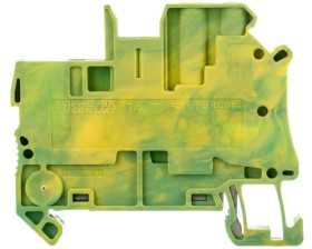 Złączka szynowa ochronna 2,5mm2 zielono-żółta UT 2,5-TWIN/1P-P 3060513 /50szt./
