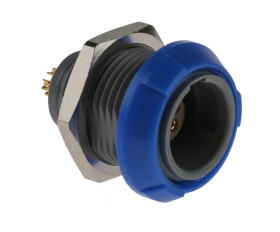 Złącze wielostykowe przemysłowe 5-pinowe, panelowe Gniazdo LEMO