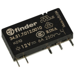 Przekaźnik F34.51.7.012.0010 6A EMR płaski Finder 12VDC 6A/250VAC