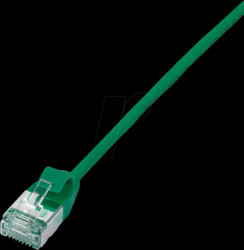 CQ9025S Patch cable, Cat.6a, U/FTP, green, 0.5 m