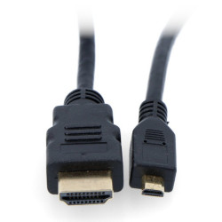 Przewód microHDMI - HDMI - 3m - Lexton LXHD78