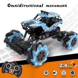 Mecanum Wheel Remote Control Toy Car 1:18 (Blue)