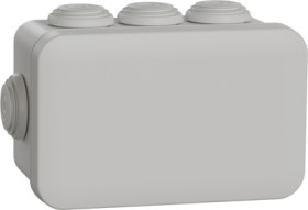 Branching box, 105 x 65 x 55 mm, Ø 20 mm, no. of entries: 8, gray, IP55, ENN05003