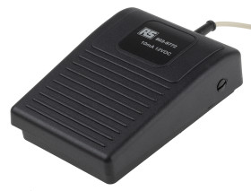 Potencjometr nożny RS PRO Tworzywo termoplastyczne Chwilowy 12V 12 V 10 mA IPX2