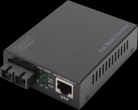 DN-82160 Media converter, Gigabit Ethernet, RJ45 / SC / SM, singlemode
