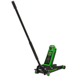Sealey 3040AG Trolley Jack 3tonne Rocket Lift Green