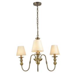 Lampa wisząca Grado złota 3 x E14 Light Prestige