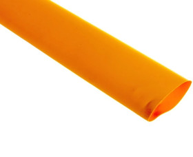 Rura termokurczliwa cienkościenna, odcinki 1m, CR 25,4/12,7 żółta, 427585