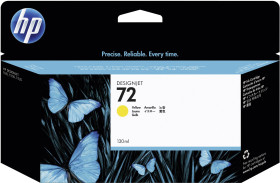 HP 72 - Wkład atramentowy żółty DesignJet T610, T620, T1100, T1120, T1200, T1300 C9373A