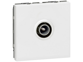 MOSAIC Gniazdo pojedyncze TV 2 moduły białe męskie 078782 LEGRAND