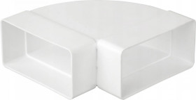 Kanał wentylacyjny kolano poziome 110x55 90st płaski łącznik systemów wentylacji