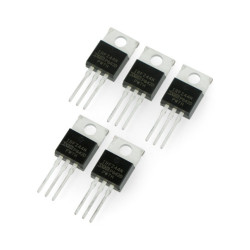 Tranzystor N-MOSFET IRFZ44N 55V/41A - THT - 5szt.