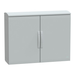 Szafka wolnostojąca, PanelSeT, drzwi: 2, Poliester wzmacniany włóknem szklanym, 750 x 1000 x 320mm, IP44, Uszczelniona