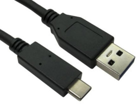 Kabel USB, dł. 2m, kolor: Czarny