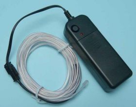 NEON ELAST.WHITE 3mb 2,3mm 2xAA+STER.