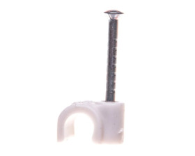 Uchwyt do kabli ISO 6mm z gwoździem 2x25mm 2006 25 LGR 2227428 /100szt./