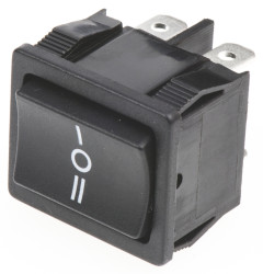 Przełącznik kołyskowy (Wł.)-wył.-(wł.) Nie 10 A DPDT Czarny TE Connectivity