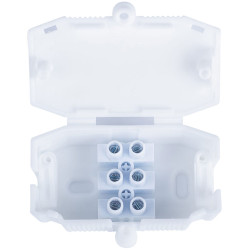Dencon 1926WNB 3 Pole Connector Box 10A White