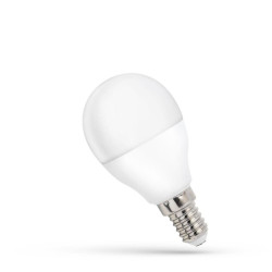 Żarówka E14 LED 8W CW Kulka SP Spectrum biały zimny