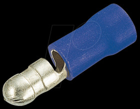 Round plug, 1.25 - 2.5 mm², blue