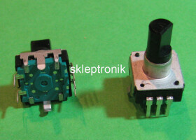 Enkoder 24 imp L=14mm EC12 z przycisk