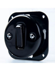 CERAMICZNY PRZYCISK DZWONKOWY PODTYNKOW KLAWISZOWY CZARNY BEZ RAMKI 2PD01AB KLBR